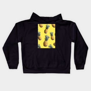 Pineapple Pattern Kids Hoodie